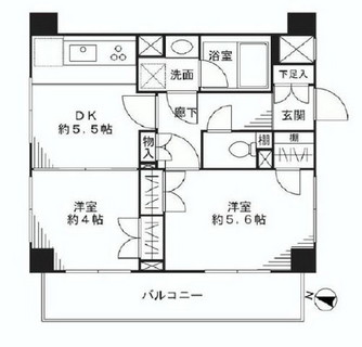 東京都新宿区高田馬場４丁目 賃貸マンション 2DK