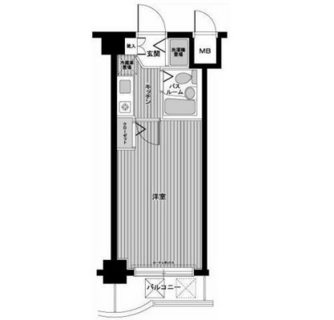 東京都新宿区上落合２丁目 賃貸マンション 1K