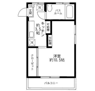 東京都新宿区上落合１丁目 賃貸マンション 1K