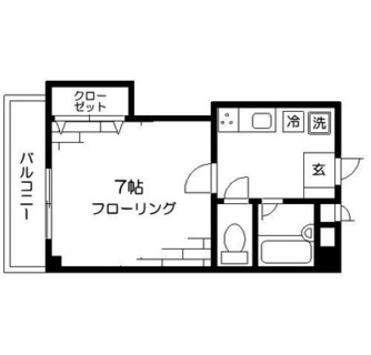 東京都新宿区上落合１丁目 賃貸マンション 1K