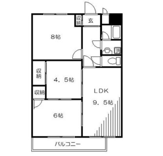 東京都中野区東中野５丁目 賃貸マンション 3DK