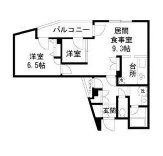 東京都新宿区上落合１丁目 賃貸マンション 2DK