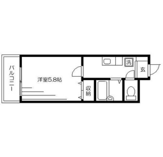 東京都新宿区上落合１丁目 賃貸マンション 1K