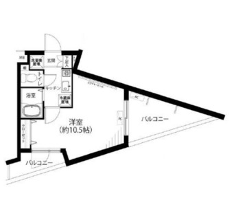 東京都新宿区高田馬場３丁目 賃貸マンション 1K