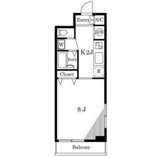 東京都新宿区高田馬場３丁目 賃貸マンション 1K