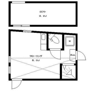 東京都新宿区下落合４丁目 賃貸アパート 1R