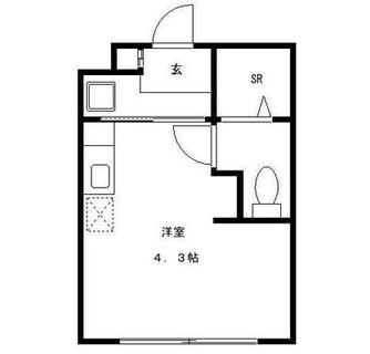 東京都新宿区下落合４丁目 賃貸マンション 1R