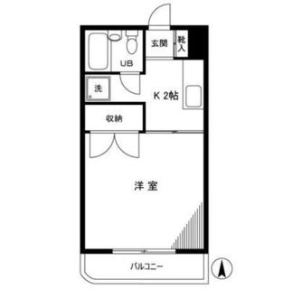 東京都新宿区中落合２丁目 賃貸マンション 1K