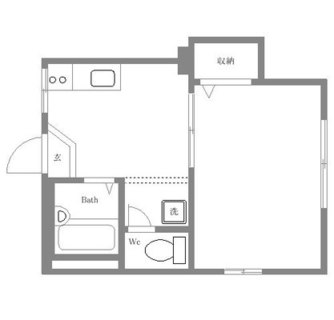 東京都新宿区下落合２丁目 賃貸アパート 1K